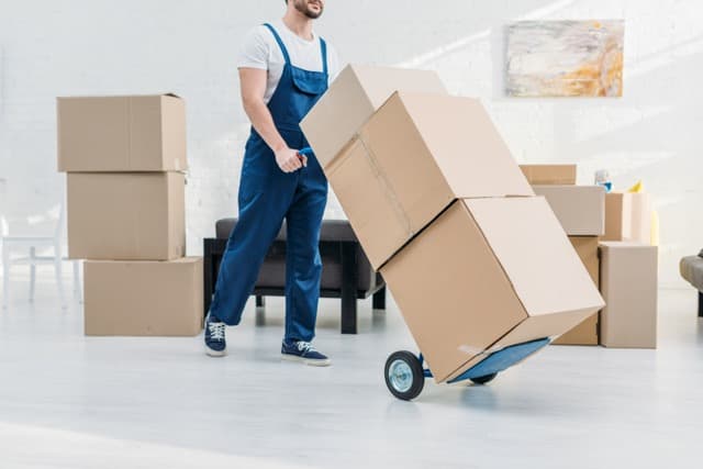 Professional African Furniture Removals mover at work